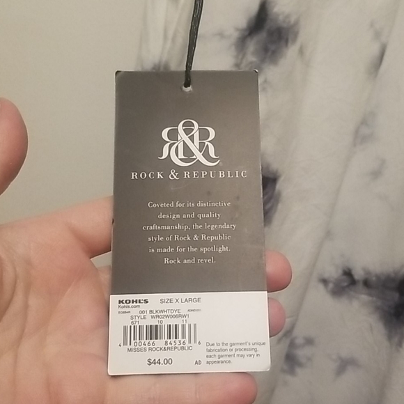 Rock & Republic tie dye tank top NWT - Picture 4 of 7
